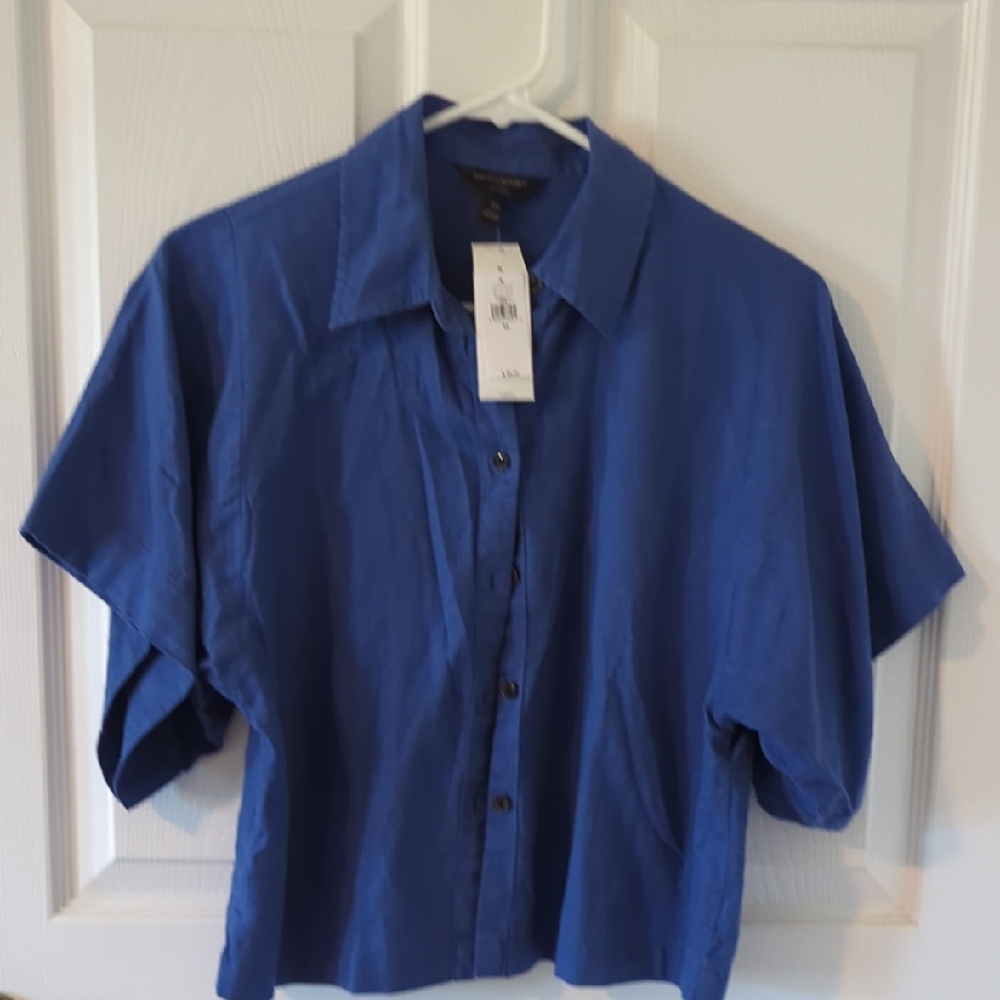 NET Banana Republic Royal Blue Button-Down Shirt